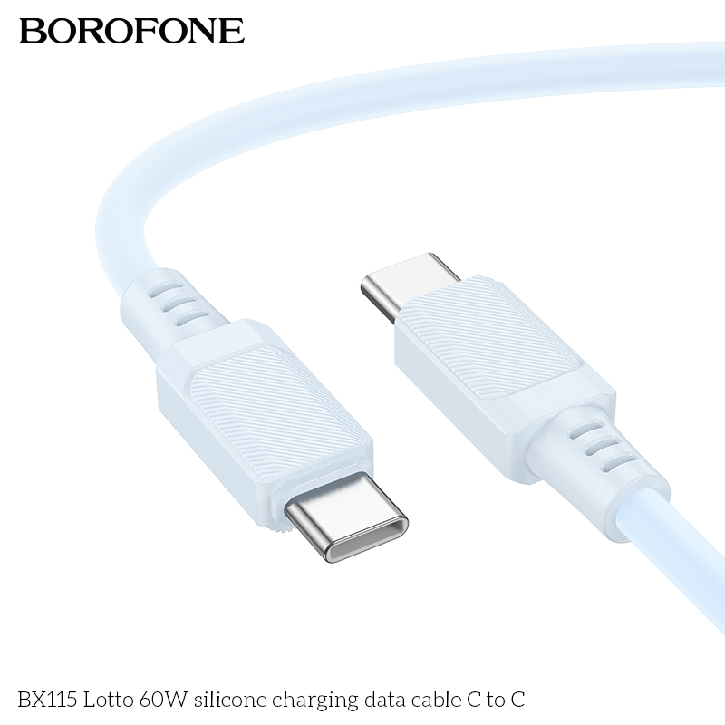 BOROFONE BX115 Lotto USB-C to USB-C cable 60W NZ 3